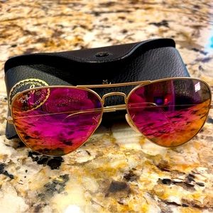 Ray Ban pink sunglasses